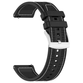   Techsuit - Watchband 22mm (W051) - Huawei Watch GT 2 (46mm)/GT 2 Pro/GT 3 Pro (46mm)/Ultimate, Xiaomi Watch S1 - Black