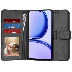 Techsuit - Diary Book kinyitható tok - Realme C53 - Fekete