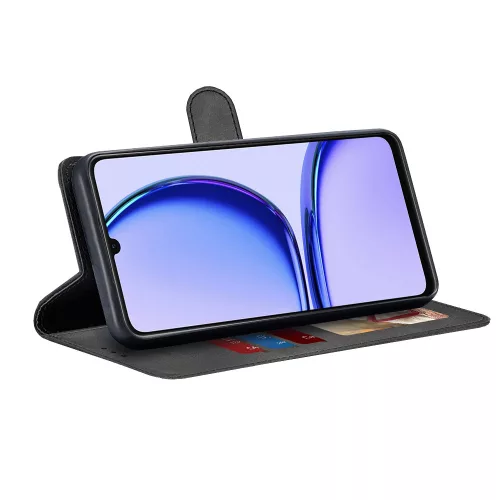Techsuit - Diary Book kinyitható tok - Realme C53 - Fekete