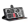 Techsuit - Diary Book kinyitható tok - Nothing Phone (2) - Fekete