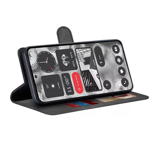 Techsuit - Diary Book kinyitható tok - Nothing Phone (2) - Fekete