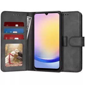   Techsuit - Diary Book kinyitható tok - Samsung Galaxy A25 5G - Fekete