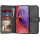 Techsuit - Diary Book kinyitható tok - Motorola Moto G84 - Fekete