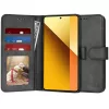 Techsuit - Diary Book kinyitható tok - Xiaomi Redmi Note 13 5G - Fekete