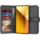 Techsuit - Diary Book kinyitható tok - Xiaomi Redmi Note 13 5G - Fekete