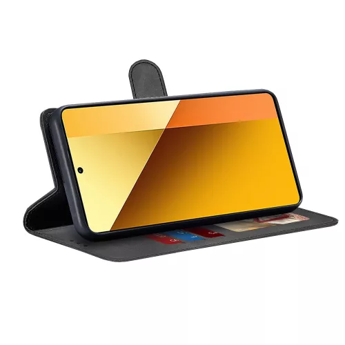 Techsuit - Diary Book kinyitható tok - Xiaomi Redmi Note 13 5G - Fekete