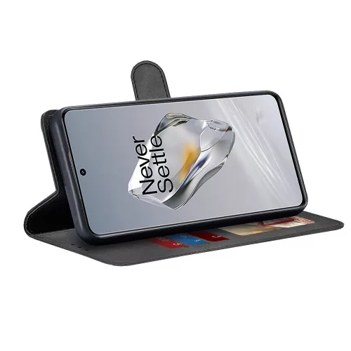 Techsuit - Diary Book kinyitható tok - OnePlus 12 - Fekete