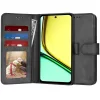 Techsuit - Diary Book kinyitható tok - Realme C67 4G - Fekete
