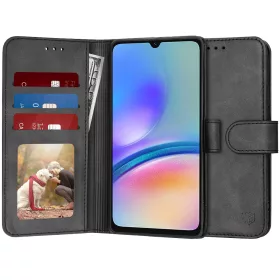   Techsuit - Diary Book kinyitható tok - Samsung Galaxy A05s - Fekete