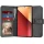 Techsuit - Diary Book kinyitható tok - Xiaomi Redmi Note 13 Pro 4G / Poco M6 Pro 4G - Fekete