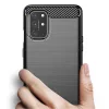 TechSuit - Carbon szilikon tok - OnePlus 8T - Fekete
