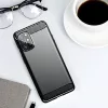 TechSuit - Carbon szilikon tok - OnePlus 8T - Fekete