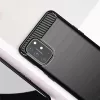 TechSuit - Carbon szilikon tok - OnePlus 8T - Fekete