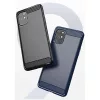 TechSuit - Carbon szilikon tok - OnePlus 8T - Fekete