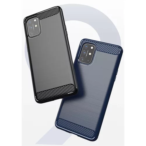 TechSuit - Carbon szilikon tok - OnePlus 8T - Fekete