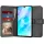 Techsuit - Diary Book kinyitható tok -  Huawei P30 Lite / P30 Lite New Edition - Fekete