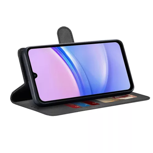 Techsuit - Diary Book kinyitható tok - Samsung Galaxy A15 4G / A15 5G - Fekete