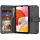 Techsuit - Diary Book kinyitható tok - Samsung Galaxy A14 4G / A14 5G - Fekete