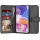 Techsuit - Diary Book kinyitható tok - Samsung Galaxy A23 4G / A23 5G - Fekete