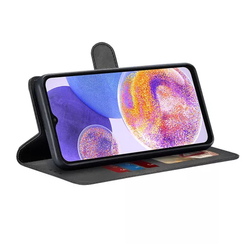 Techsuit - Diary Book kinyitható tok - Samsung Galaxy A23 4G / A23 5G - Fekete