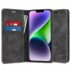 Techsuit - Confy Cover kinyitható tok - iPhone 14 Plus - Fekete