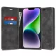 Techsuit - Confy Cover kinyitható tok - iPhone 14 Plus - Fekete