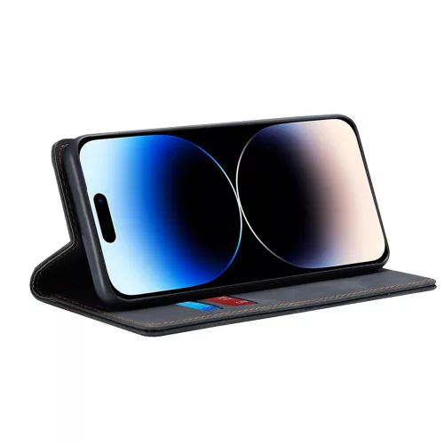 Techsuit - Confy Cover kinyitható tok - iPhone 14 Pro - Fekete