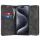Techsuit - Confy Cover kinyitható tok - iPhone 15 Pro - Fekete