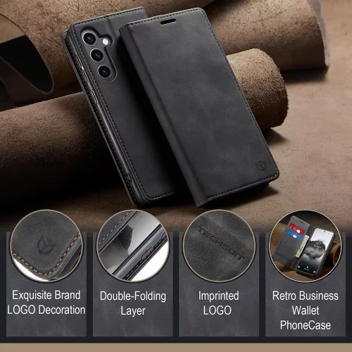 Techsuit - Confy Cover kinyitható tok - Nothing Phone (2) - Fekete