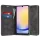 Techsuit - Confy Cover kinyitható tok - Samsung Galaxy A25 5G - Fekete