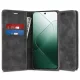 Techsuit - Confy Cover kinyitható tok - Xiaomi 14 - Fekete