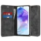 Techsuit - Confy Cover kinyitható tok - Samsung Galaxy A55 5G - Fekete