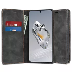 Techsuit - Confy Cover kinyitható tok - OnePlus 12 - Fekete