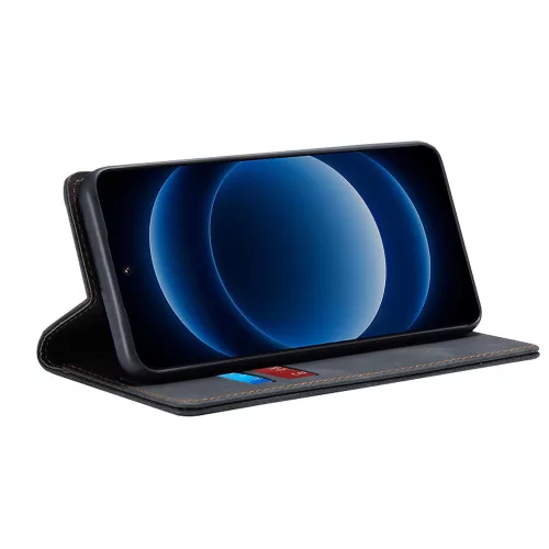 Techsuit - Confy Cover kinyitható tok - Xiaomi 14 Ultra - Fekete