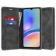 Techsuit - Confy Cover kinyitható tok - Samsung Galaxy A05s - Fekete