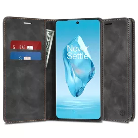   Techsuit - Confy Cover kinyitható tok - OnePlus 12R - Fekete