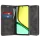 Techsuit - Confy Cover kinyitható tok - Realme C67 4G - Fekete