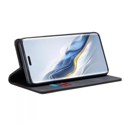 Techsuit - Confy Cover kinyitható tok - Honor Magic6 Pro - Fekete