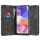 Techsuit - Confy Cover kinyitható tok - Samsung Galaxy A23 4G / A23 5G - Fekete