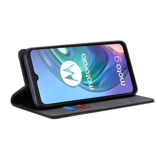 Techsuit - Confy Cover kinyitható tok - Motorola Moto G10 / Moto G20 / Moto G30 - Fekete