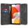 Techsuit - Confy Cover kinyitható tok - Samsung Galaxy A14 4G / A14 5G - Fekete