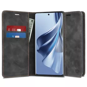   Techsuit - Confy Cover kinyitható tok - Oppo Reno10 / Reno10 Pro - Fekete
