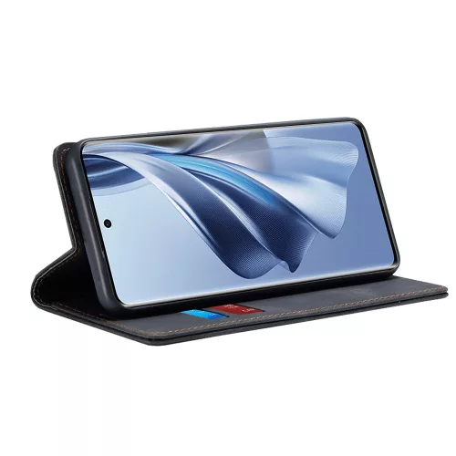 Techsuit - Confy Cover kinyitható tok - Oppo Reno10 / Reno10 Pro - Fekete
