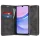 Techsuit - Confy Cover kinyitható tok - Samsung Galaxy A15 4G / A15 5G - Fekete