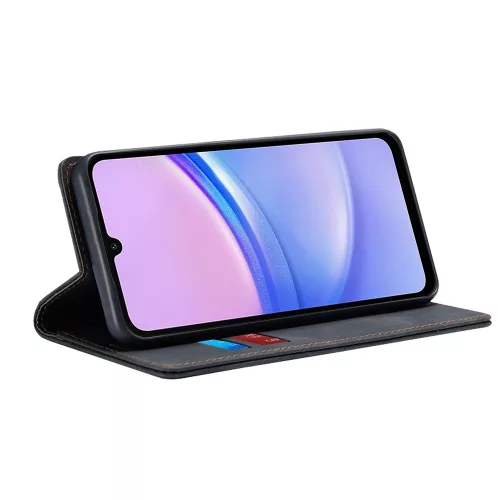 Techsuit - Confy Cover kinyitható tok - Samsung Galaxy A15 4G / A15 5G - Fekete