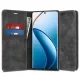 Techsuit - Confy Cover kinyitható tok - Realme 12 Pro / 12 Pro+ - Fekete