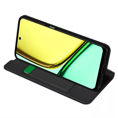 Techsuit - Magskin Book kinyitható tok - Realme C67 4G - Fekete