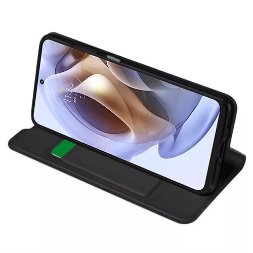 Techsuit - Magskin Book kinyitható tok - Motorola Moto G31 / Moto G41 - Fekete