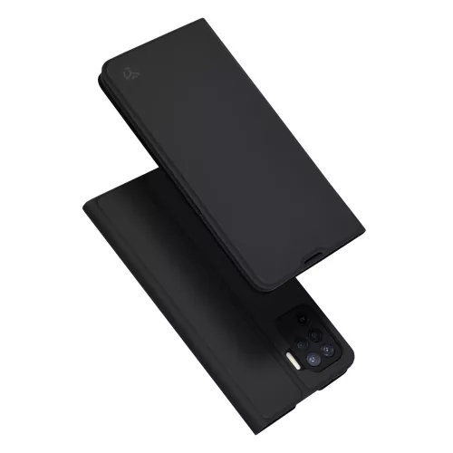 Techsuit - Magskin Book kinyitható tok - Oppo Reno5 Lite / Oppo A94 4G - Fekete