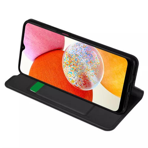 Techsuit - Magskin Book kinyitható tok - Samsung Galaxy A14 4G / A14 5G - Fekete